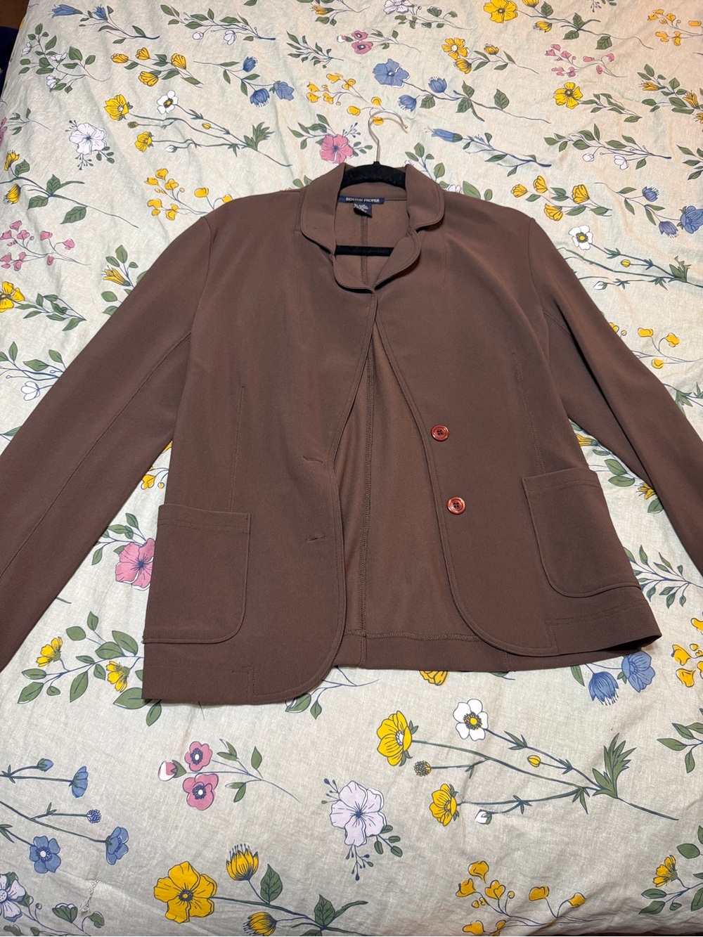 Boston Proper Chocolate Brown Women's Blazer